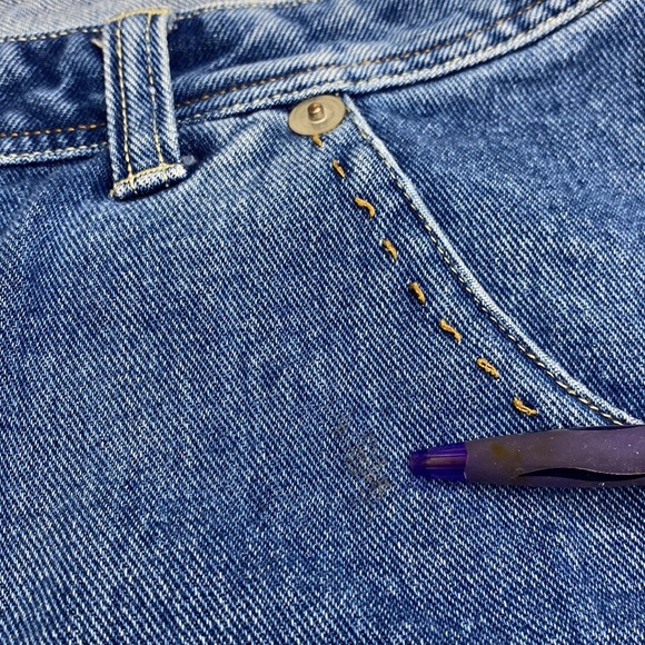 Blue Denim Women's Shorts - Picture 13 of 13